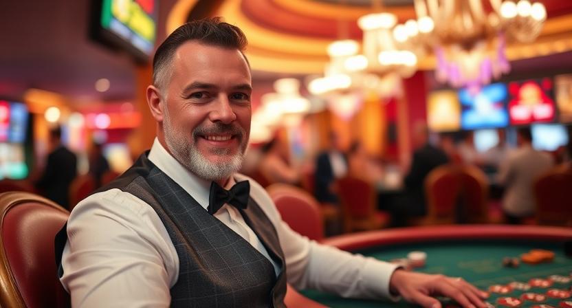 Live dealers and slot thrills at HUTCH casino